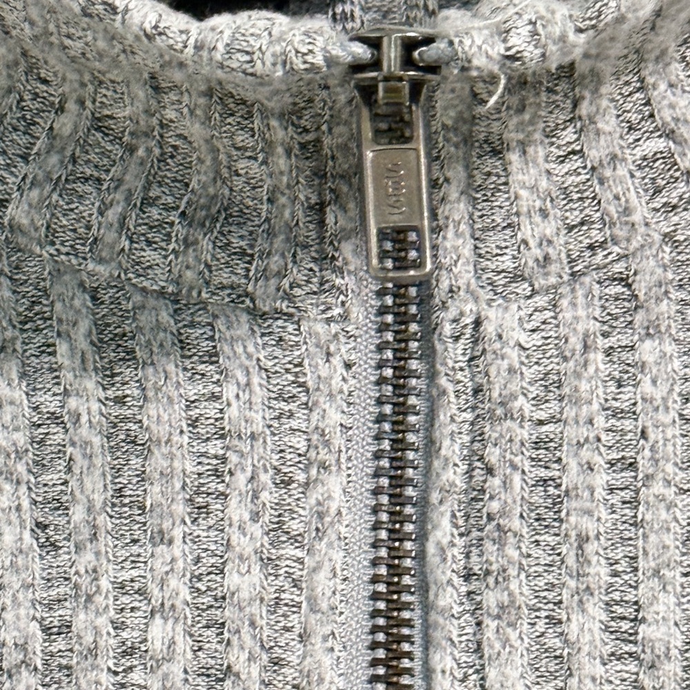 Torrid Ribbed Half Zip Sweater 5X Heather Gray Oversized Plus Pullover - Picture 9 of 15